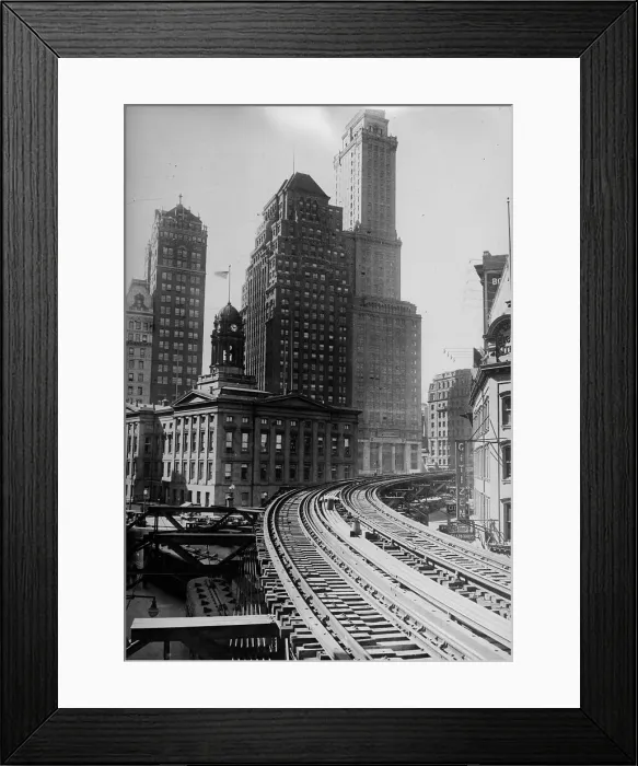 Framed Print : Raised Railway Framed Print : Raised Railway