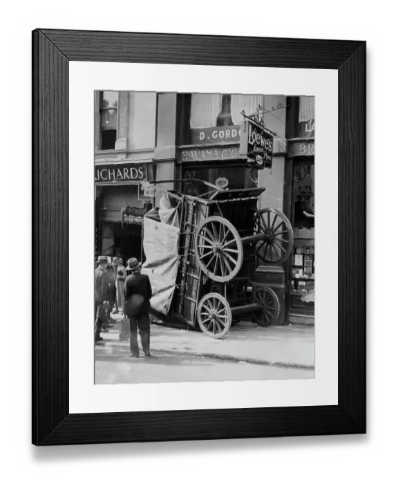 Framed Print : Upturned Cart Framed Print : Upturned Cart