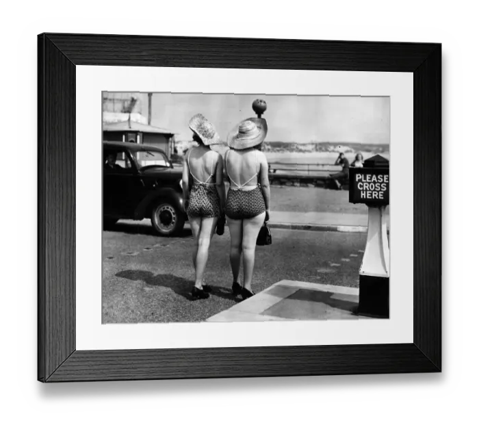 Framed Print : Women In Swimwear Framed Print : Women In Swimwear