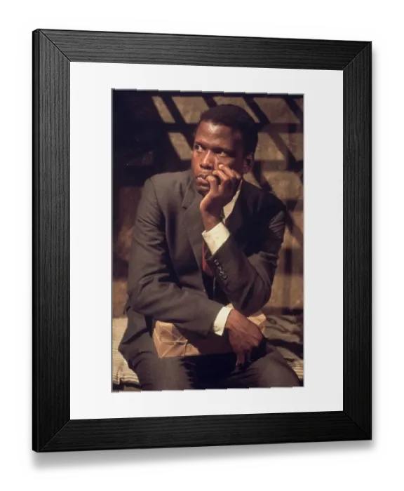 Framed Print : Sidney Poitier Framed Print : Sidney Poitier