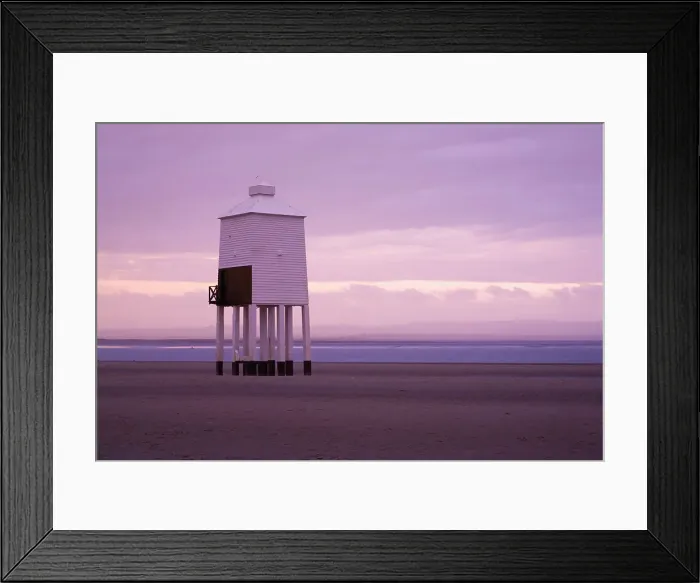 Framed Print : Berrow lighthouse, Somerset, England Framed Print : Berrow lighthouse, Somerset, England
