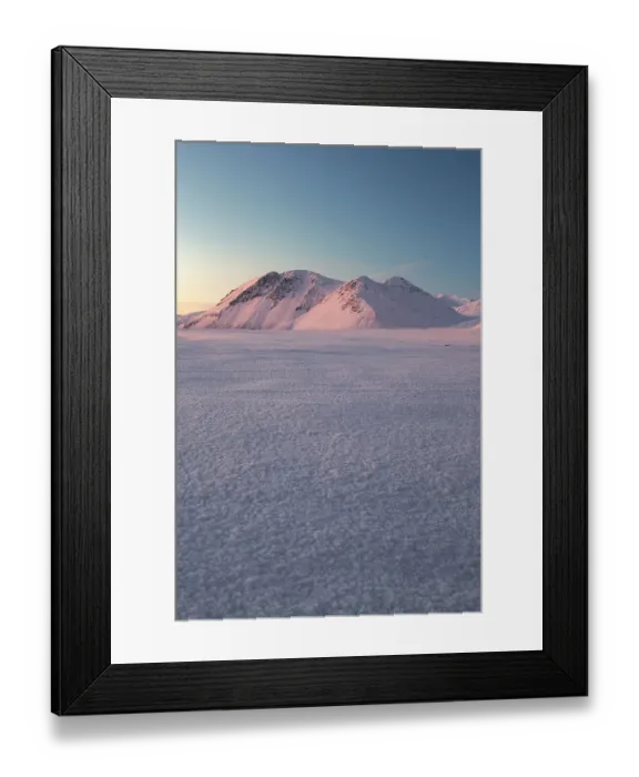 Framed Print : Dusk at Eystrahorn beach in Iceland