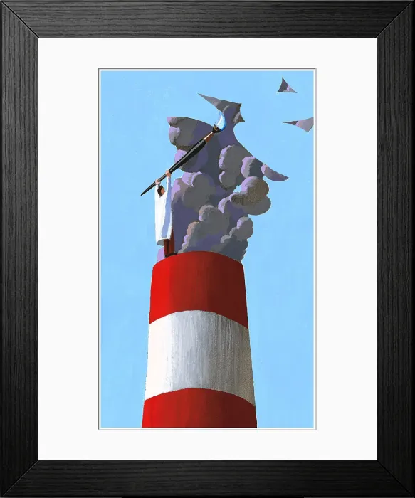 Framed Print : Cleaning up Emissions Framed Print : Cleaning up Emissions