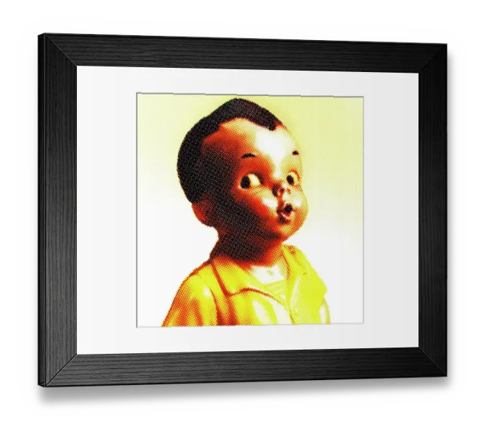 Framed Print : Close up of Whistling Boy Framed Print : Close up of Whistling Boy