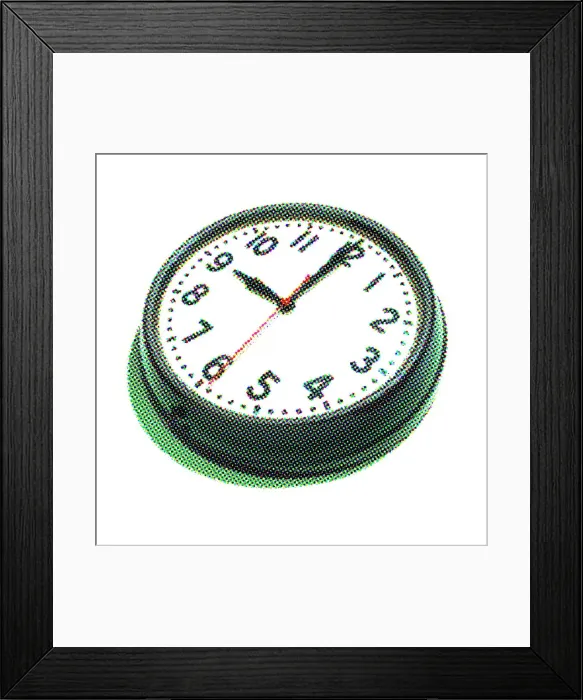 Framed Print : Clock Framed Print : Clock