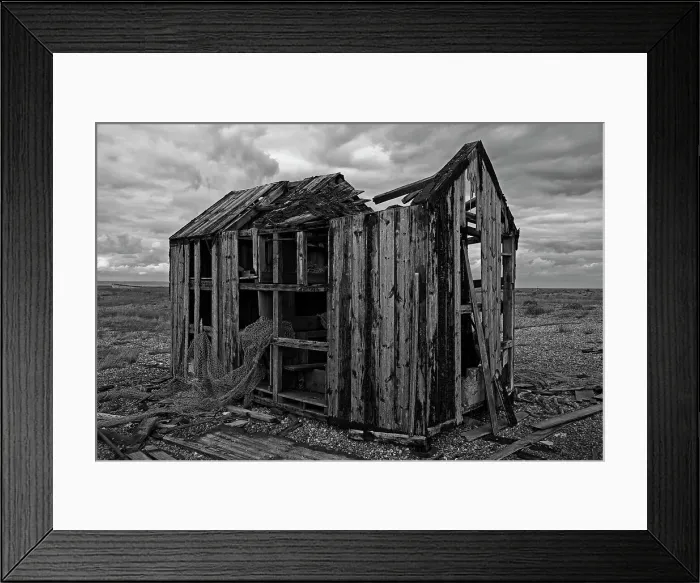 Framed Print : Moody Dungeness Wrecks Framed Print : Moody Dungeness Wrecks