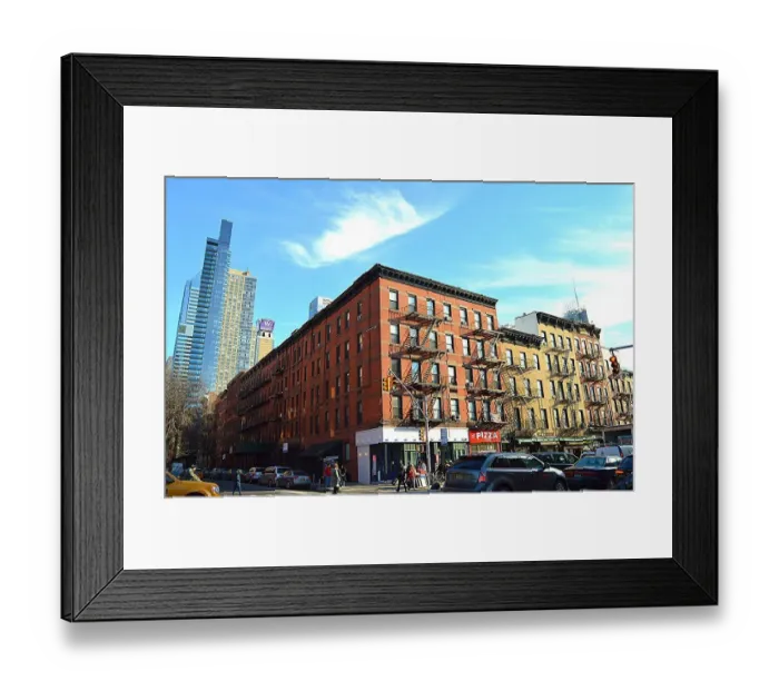 Framed Print : Hells Kitchen in Manhattan Framed Print : Hells Kitchen in Manhattan