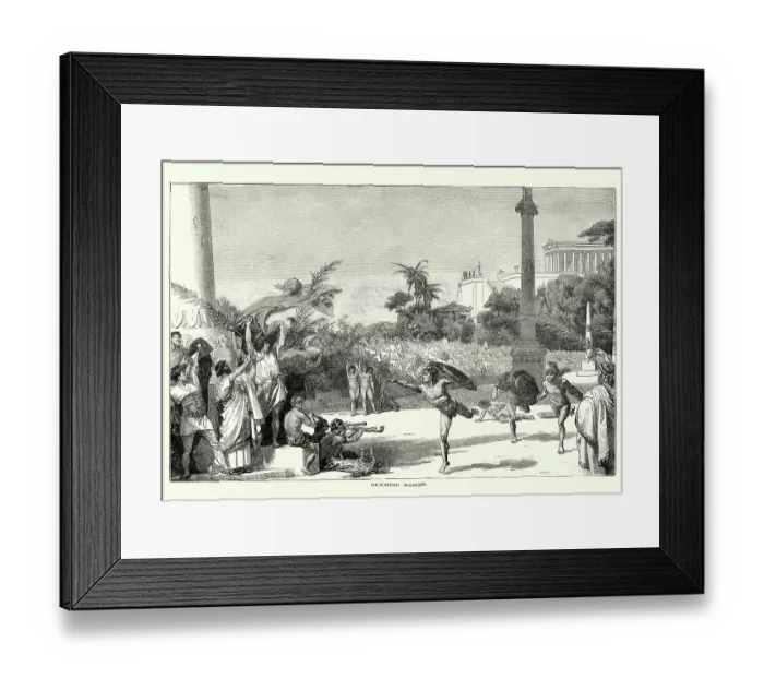 Framed Print : Ancient Olympic Games