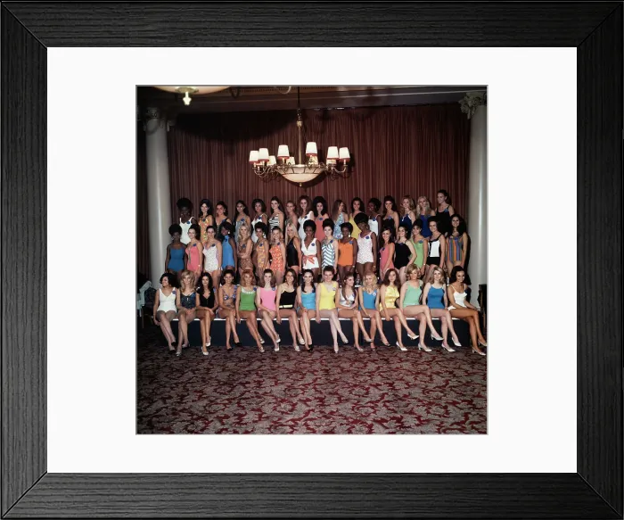 Framed Print : Miss World Contestants