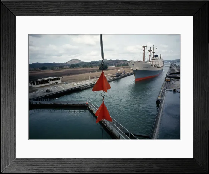 Framed Print : Miraflores Locks, Panama Canal Framed Print : Miraflores Locks, Panama Canal