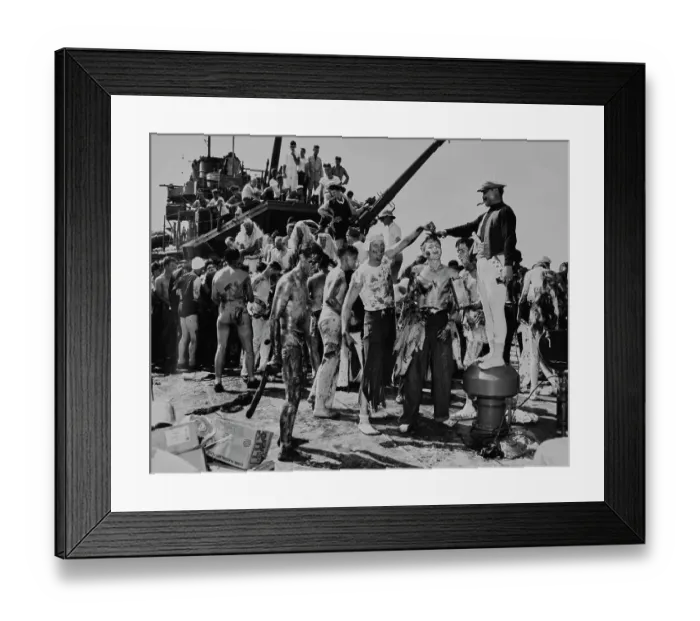 Framed Print : Pollywogs Hazed Enroute to Australia Framed Print : Pollywogs Hazed Enroute to Australia