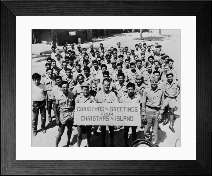 Framed Print : Soldiers Send Christmas Greetings Framed Print : Soldiers Send Christmas Greetings