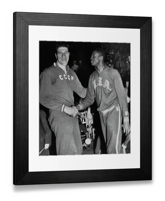 Framed Print : Janis Krumins And Bill Russell Framed Print : Janis Krumins And Bill Russell
