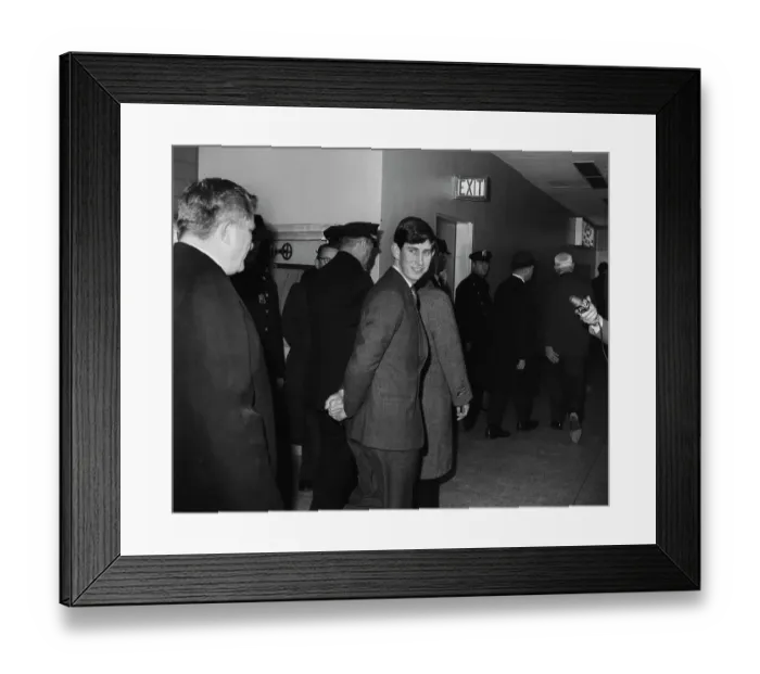 Framed Print : Prince Charles At New York Airport Framed Print : Prince Charles At New York Airport