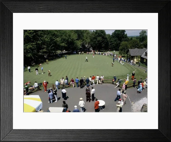 Framed Print : US Open Golf Tournament