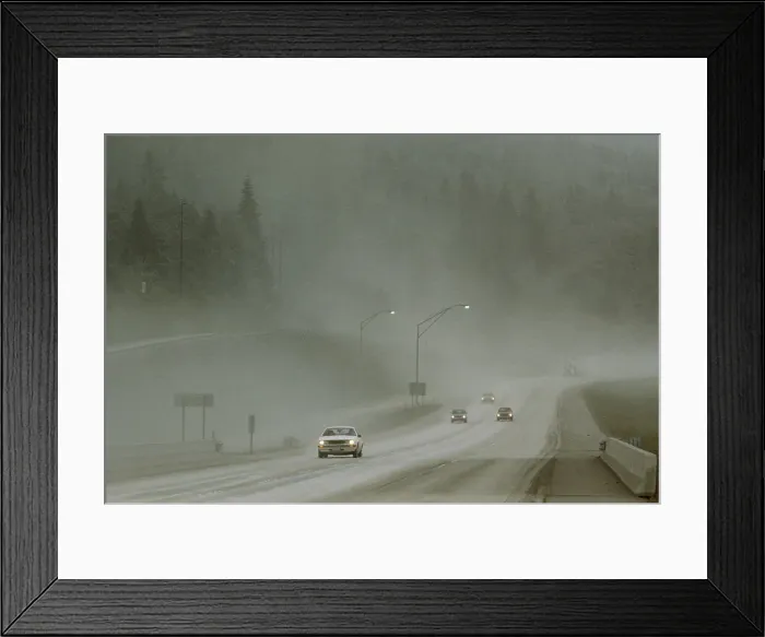 Framed Print : Volcanic Ash Fog Framed Print : Volcanic Ash Fog