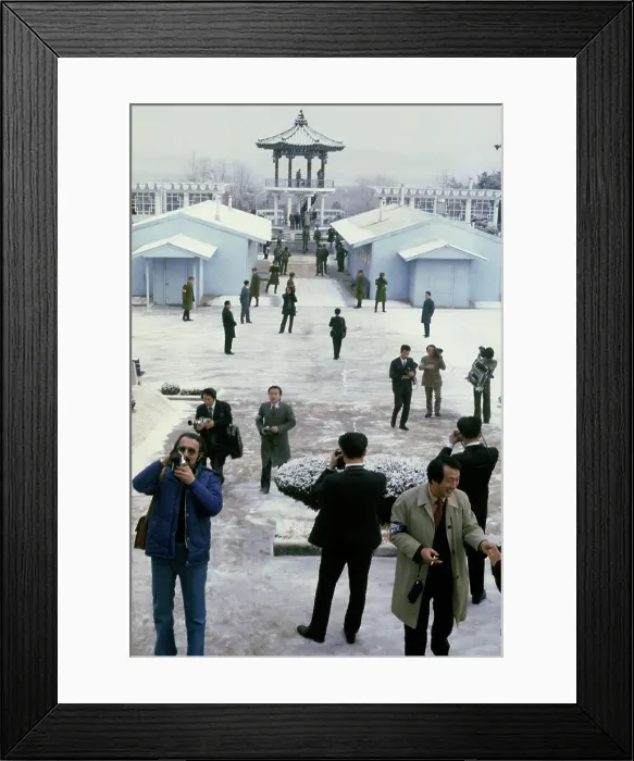 Framed Print : Freedom House With Photographers Framed Print : Freedom House With Photographers