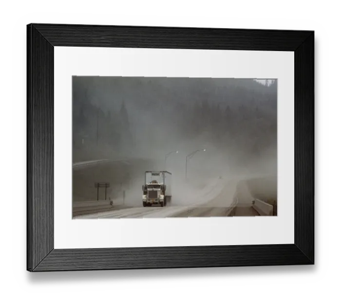 Framed Print : Volcanic Ash Fog Framed Print : Volcanic Ash Fog