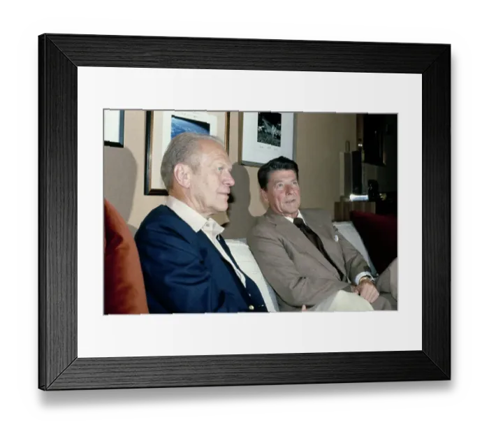 Framed Print : Gerald Ford And Ronald Reagan Framed Print : Gerald Ford And Ronald Reagan