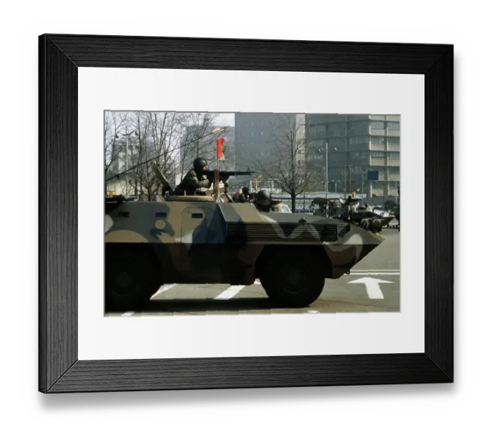Framed Print : Armoured Vehicle In Seoul Framed Print : Armoured Vehicle In Seoul