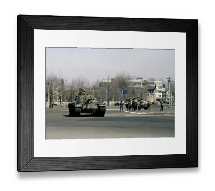 Framed Print : Armoured Tanks In Seoul Framed Print : Armoured Tanks In Seoul