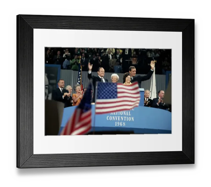 Framed Print : Hubert Humphrey And Edmund Muskie Framed Print : Hubert Humphrey And Edmund Muskie