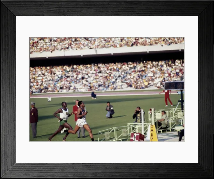 Framed Print : Lee Evans And Daniel Rudisha At Olympics