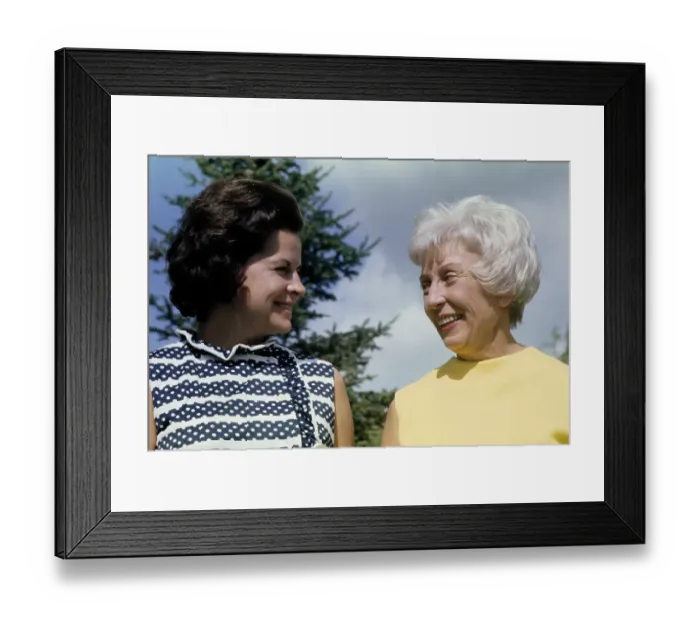 Framed Print : Jane Muskie And Muriel Humphrey Framed Print : Jane Muskie And Muriel Humphrey