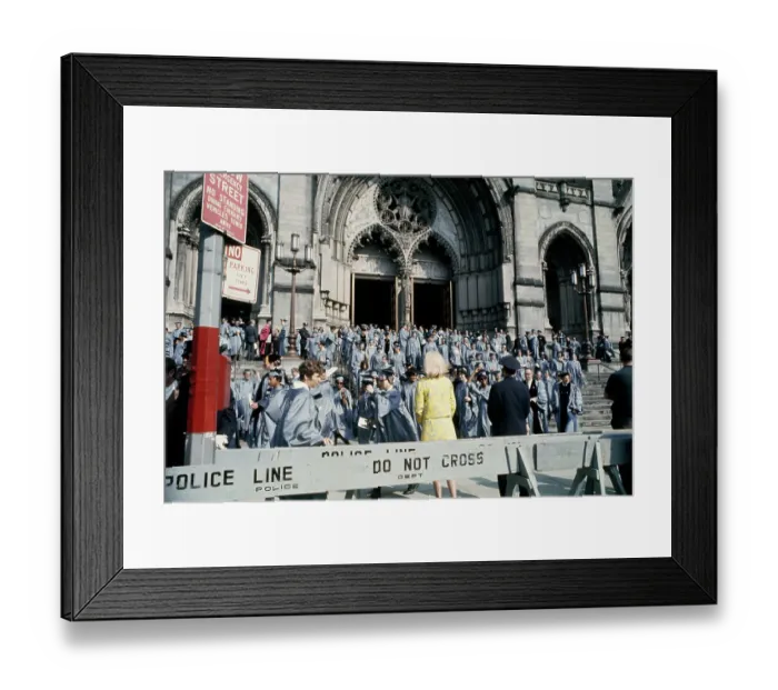 Framed Print : Graduation Protest