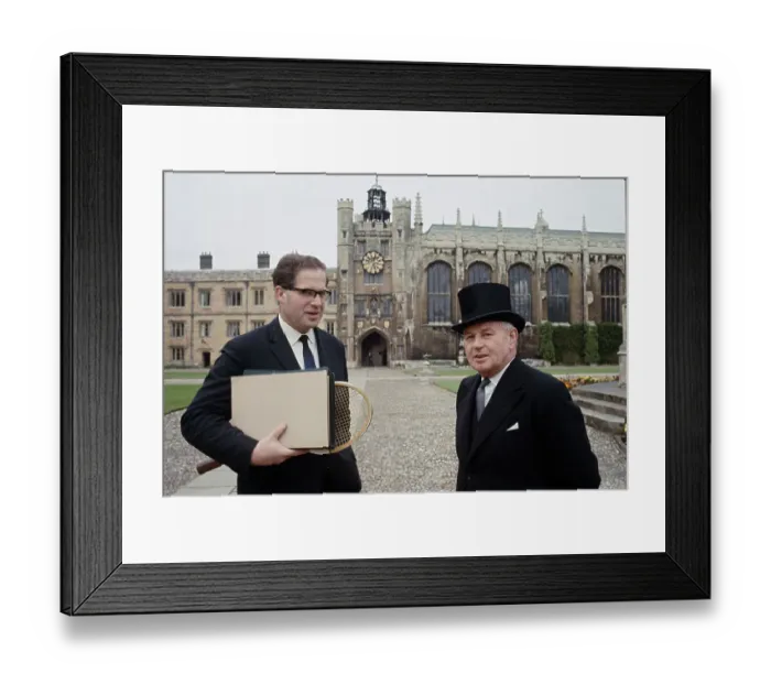 Framed Print : Dean And Head Porter, Trinity College Framed Print : Dean And Head Porter, Trinity College