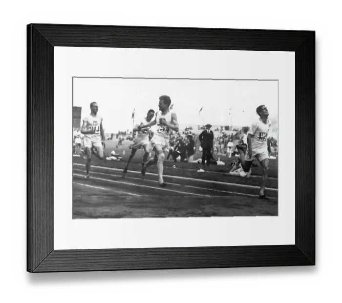 Framed Print : British Victory At The Paris Olympic Games