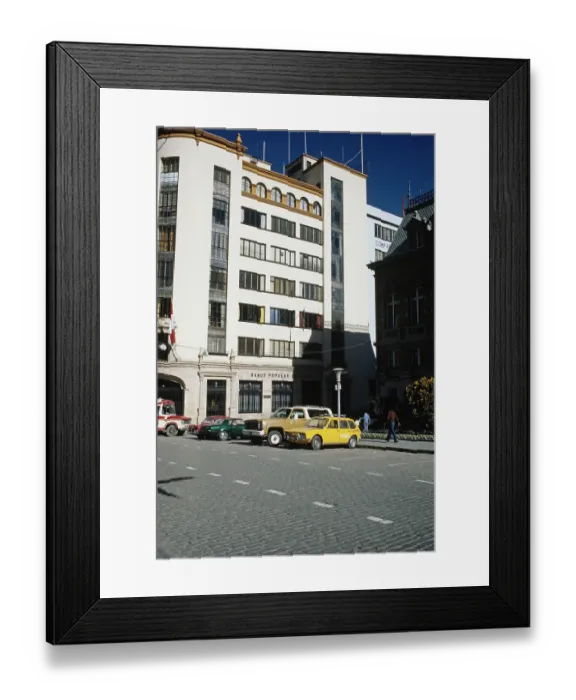 Framed Print : Banco Popular, La Paz Framed Print : Banco Popular, La Paz