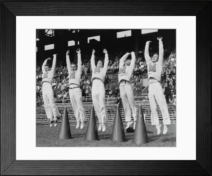 Framed Print : Cheerleaders - Maryland Vs Penn Framed Print : Cheerleaders - Maryland Vs Penn