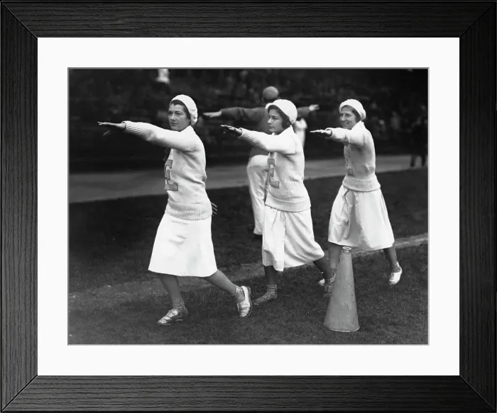 Framed Print : Erasmus High School Cheerleaders Framed Print : Erasmus High School Cheerleaders