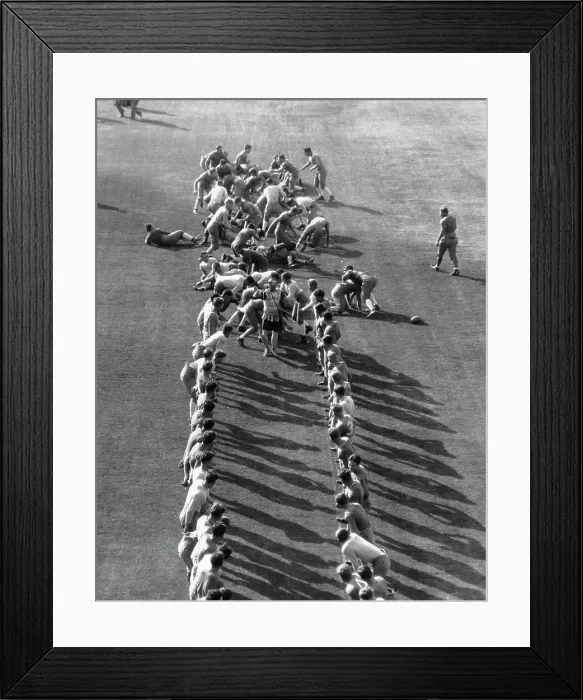 Framed Print : Trojan Mascot Walks Between Teams Framed Print : Trojan Mascot Walks Between Teams