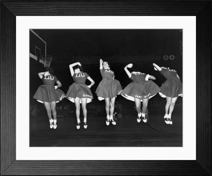 Framed Print : Cheerleaders From Long Island University Framed Print : Cheerleaders From Long Island University