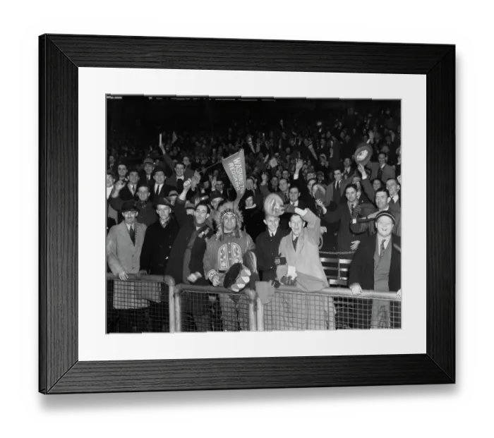 Framed Print : Redskins Fans Cheer - Washington Redskins Vs New York Giants