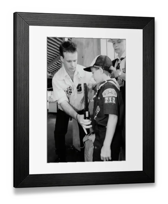 Framed Print : Security At Super Bowl 1991 Framed Print : Security At Super Bowl 1991