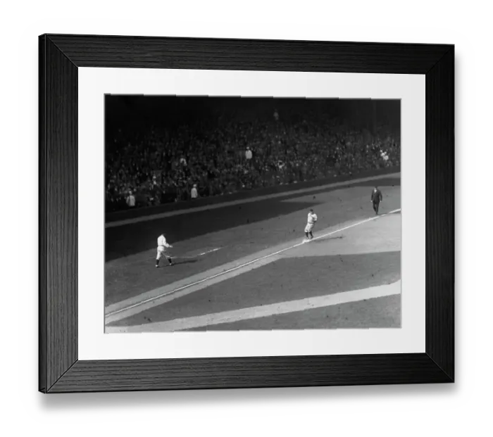 Framed Print : Hack Wilson - World Series 1929 Framed Print : Hack Wilson - World Series 1929