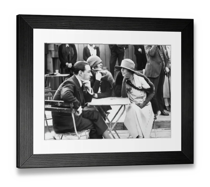 Framed Print : Spectators At The Olympic Polo Games