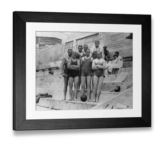 Framed Print : The 1924 American Water Polo Team Framed Print : The 1924 American Water Polo Team
