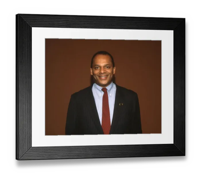 Framed Print : Basketball Coach George Raveling Framed Print : Basketball Coach George Raveling