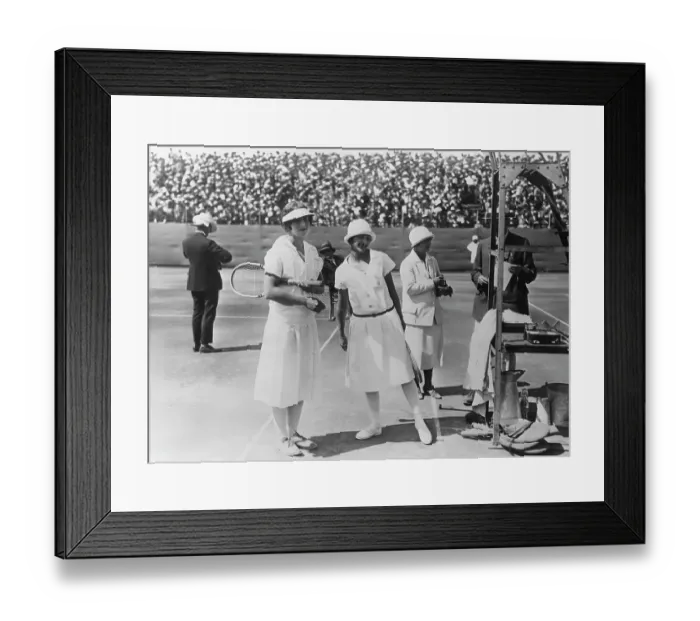 Framed Print : Women's Tennis Winners At The 1924 Paris Olympics Framed Print : Women's Tennis Winners At The 1924 Paris Olympics