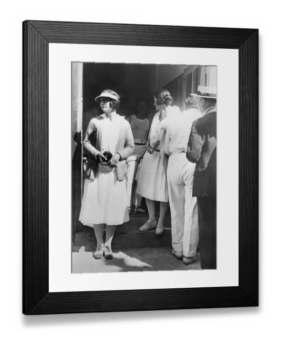 Framed Print : Women's Tennis At The 1924 Paris Olympics Framed Print : Women's Tennis At The 1924 Paris Olympics