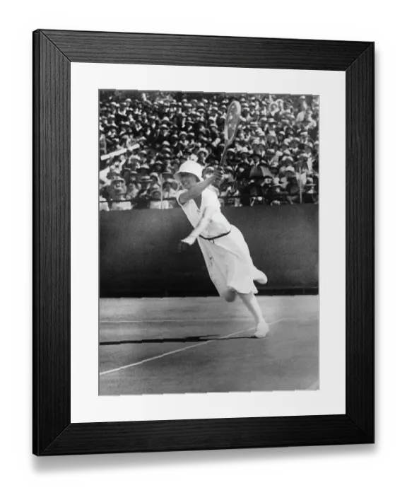Framed Print : Julie Vlasto Tennis Action At The Paris Olympics