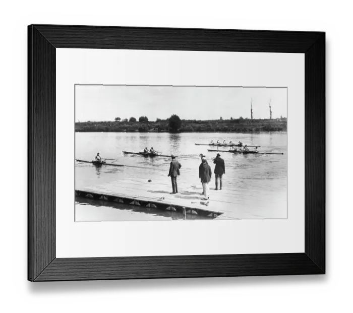 Framed Print : American Rowing Crews At The Paris Olympics Framed Print : American Rowing Crews At The Paris Olympics
