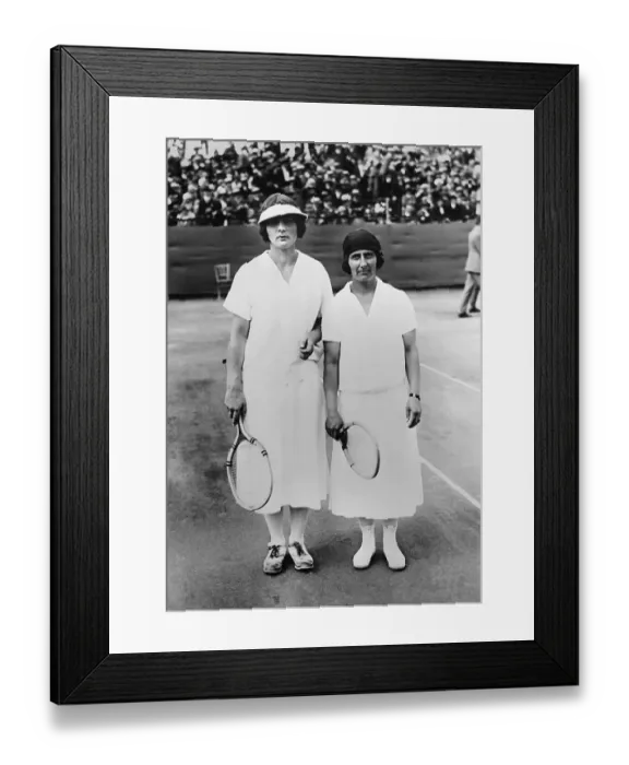 Framed Print : Women's Tennis At The 1924 Paris Olympics Framed Print : Women's Tennis At The 1924 Paris Olympics
