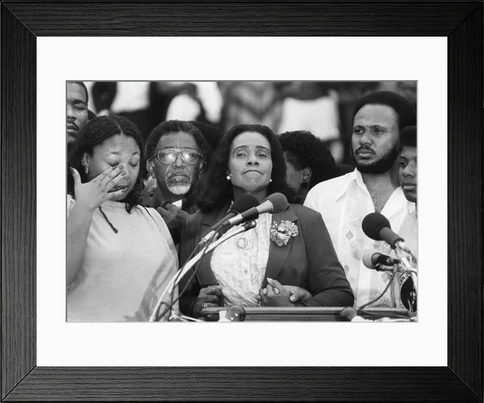 Framed Print : The Family Of Slain Dr. Martin Luther King, Jr. At The March On Washington Framed Print : The Family Of Slain Dr. Martin Luther King, Jr. At The March On Washington