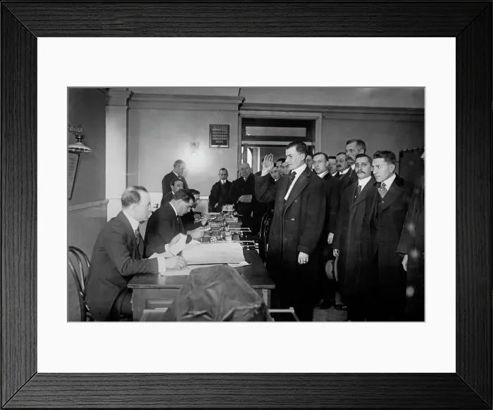 Framed Print : US Breaks Diplomacy with Germany