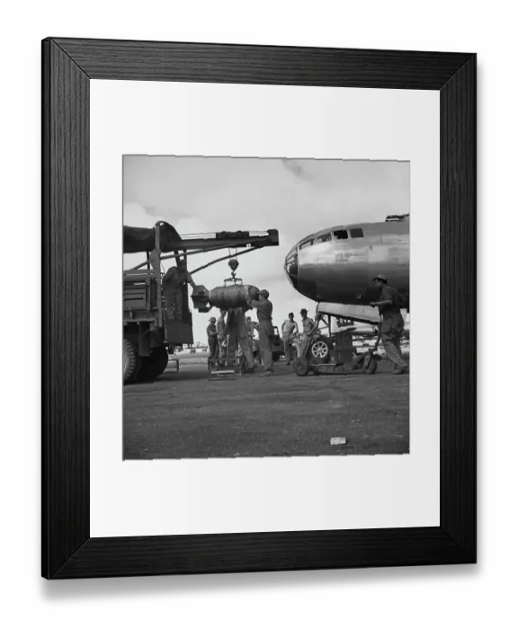 Framed Print : US Marines Loading Bomb Framed Print : US Marines Loading Bomb